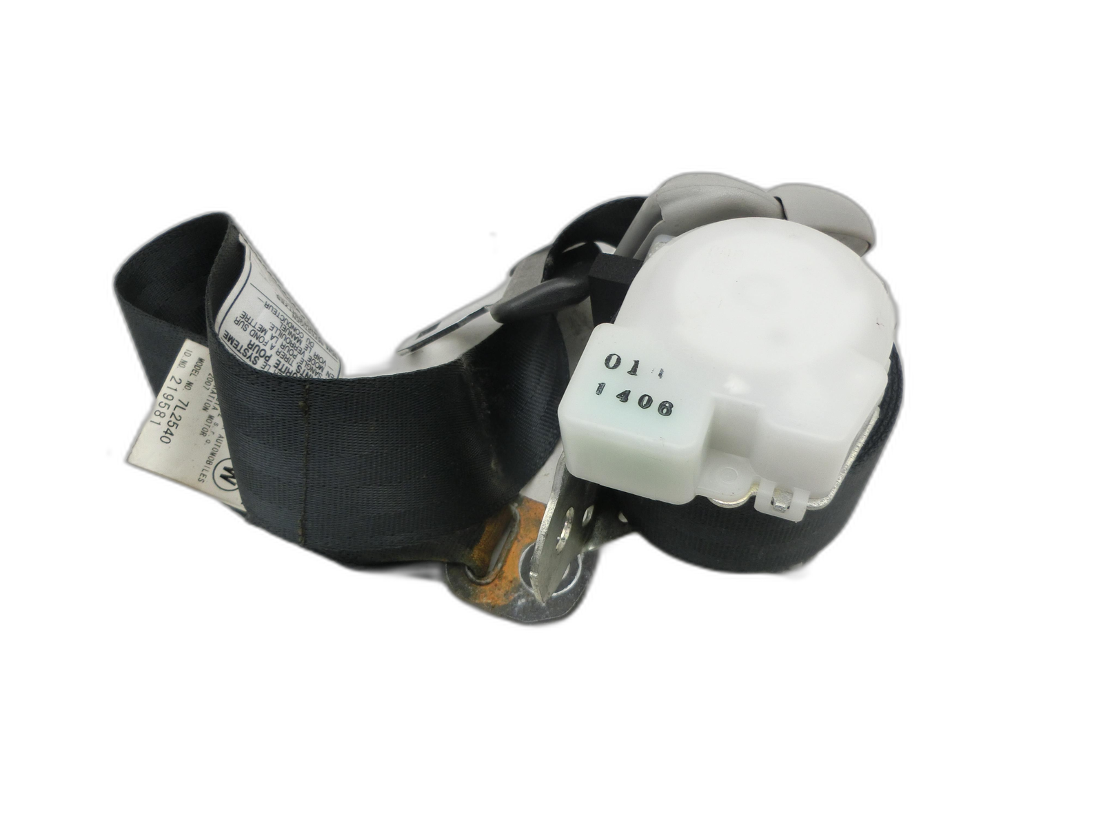 Toyota Corolla Verso 05-09  Gurt Sicherheitsgurt Rechts Hinten  - Bild 1