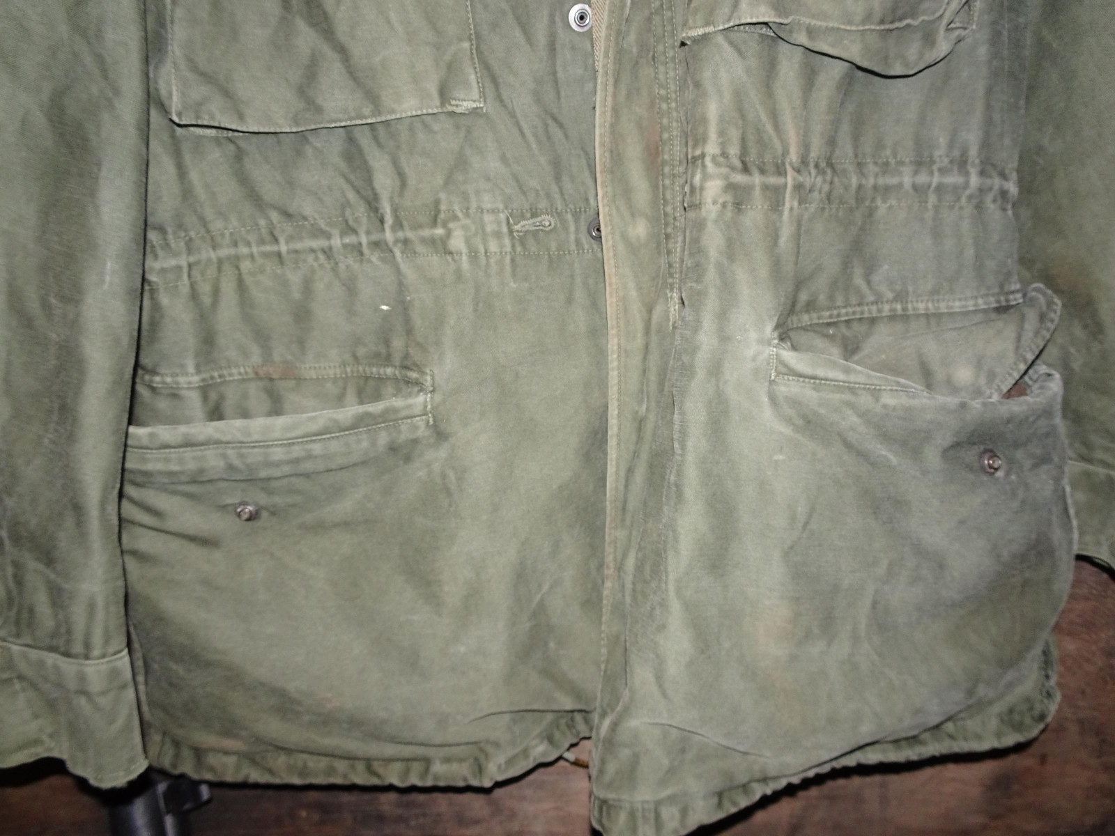 Military M-1951 Field Jacket Shell Coat US Army 50s Dated June 1953 Cold Korea