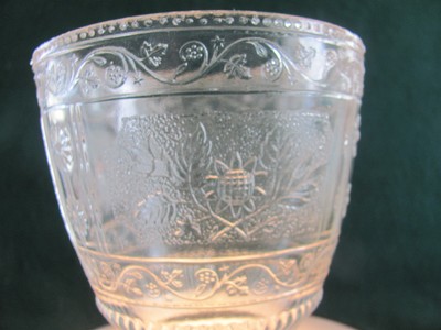 EAPG FOOTED CLEAR PATTERN GLASS 5