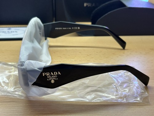 Pre-owned Prada Spr 17w-f 1ab-5s0 145 3n (free S&h) In Gray