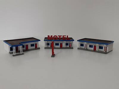 Motel Kit - 3 Bldgs - Z Scale - Laser Cut