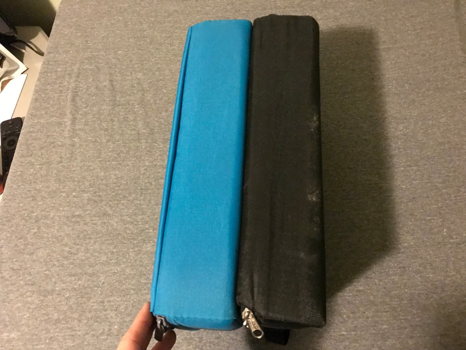 2 Official Case Logic Cassette Holder Storage Case Each Holds 30 Black Blue!