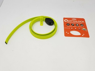 ottolock steel & kevlar combination bike lock