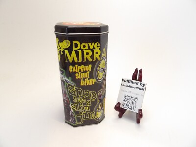 Vintage Slim Jim Tin Can Dave Mirra Extreme Stunt BMX Biker 2000 2001 Goodmark