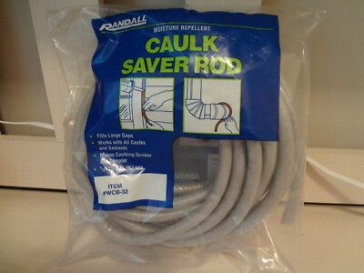Randall Moisture Repellent Caulk Saver Rod 3/8'' x 20 ft Item #WCB-28