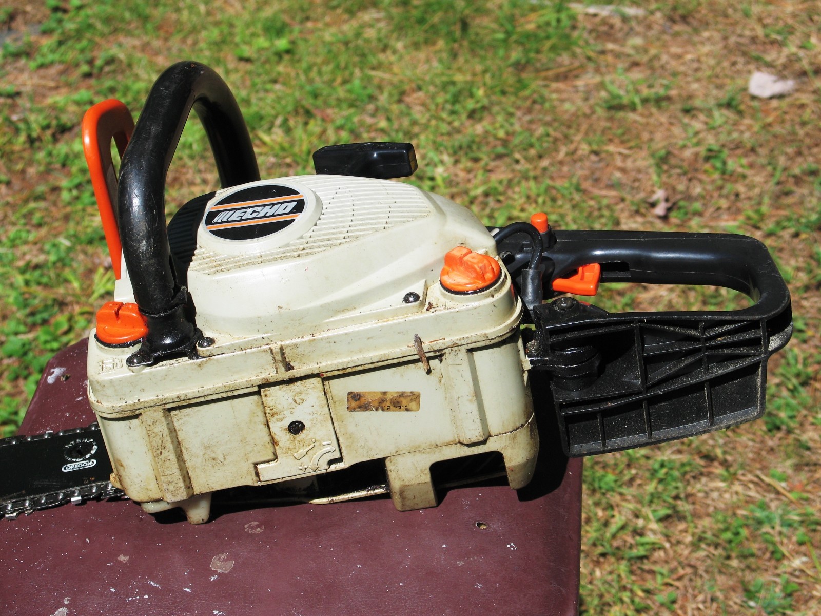 Echo CS-3450 Chainsaw. Needs TLC. Sat for awhile.