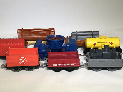 Mattel Sodor Quarry Mining Train Car Set Thomas & Friends Trackmaster Lot Of 8