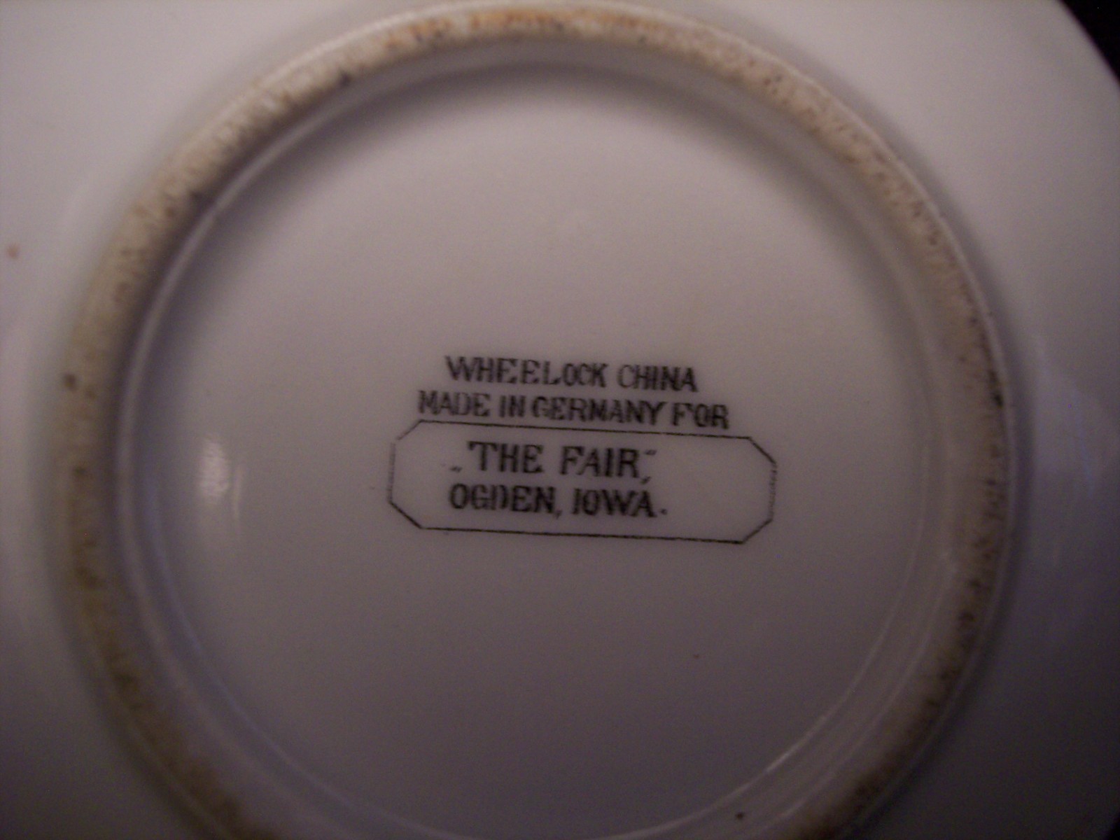 Vintage Small Dish  M E church  Ogden, Iowa