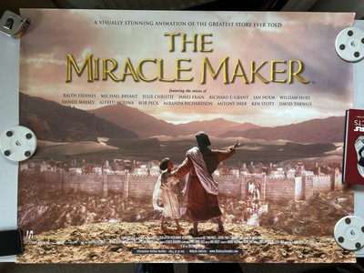 uk quad movie poster original - The Miracle Maker - BBC FILM - 1999