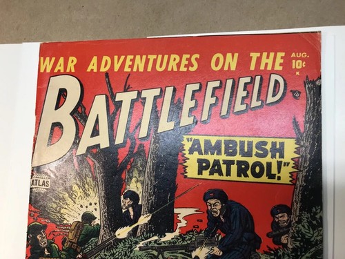 Battlefield #3 (1952) Atlas War 6.5 W Nice!