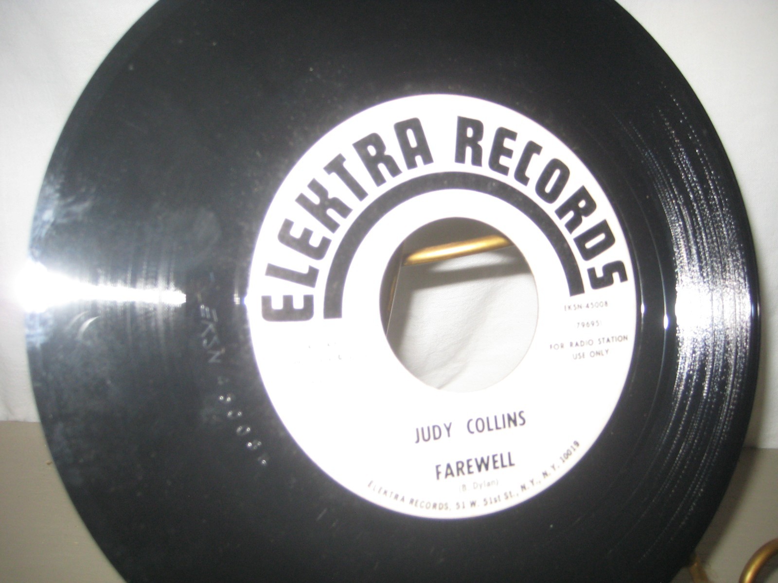 Judy Collins/ Farewell/Turn turn turn/ Elektra records/ promo/ 45 rpm/45008