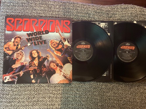 Scorpions Lp World Wide Live 1985 V. G 2x Lp Original Press