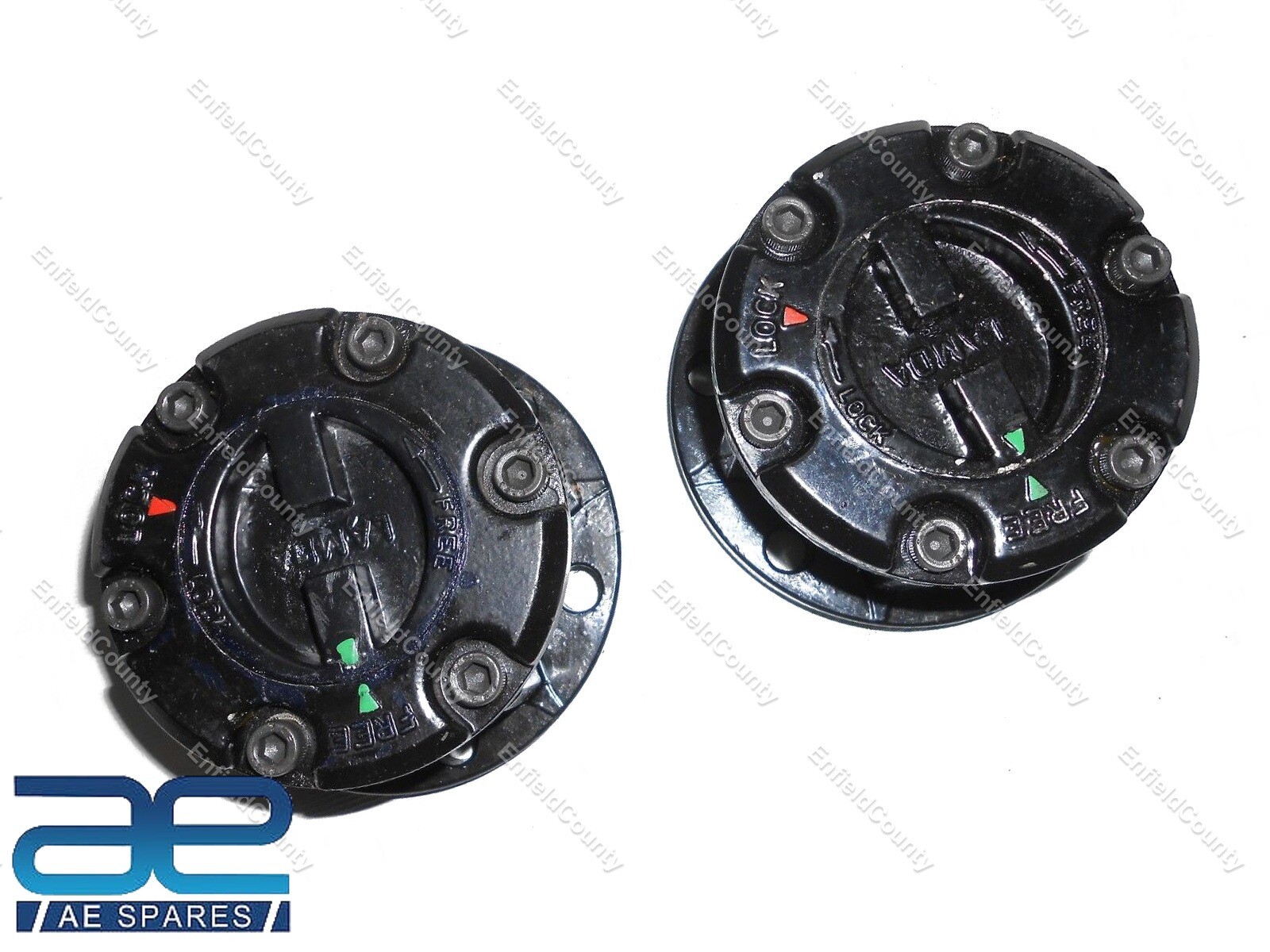 Genuine Manual Locking Hub & Free Wheel Hub Set For Jeeps Willys CJ1948-1971 