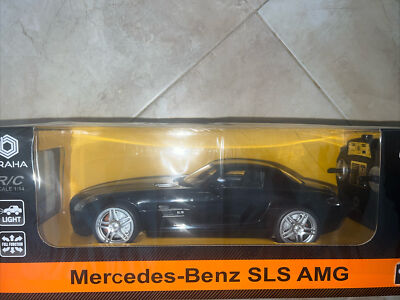 1:14 Braha Black Mercedes-Benz SLS AMG Remote Control Car RC Toy Vehicle Racing
