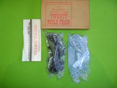 VINTAGE TWENTY MULE TEAM DATE VALLEY DAYS MODEL KIT NEUF BOXED