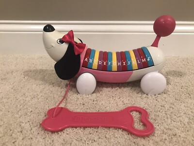 Leap Frog Alphapup Alphabet Letters Learning Talking Toy Dog Pink Music Noises 