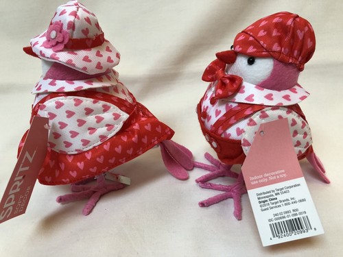 Target Spritz Valentine Fabric Love BIRDS SET Sweetpea + Buttercup Mr + Mrs 2019