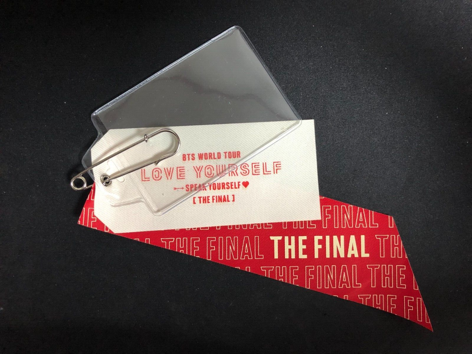 BTS Speak Yourself World Tour Memorial Label Tag Photo Card