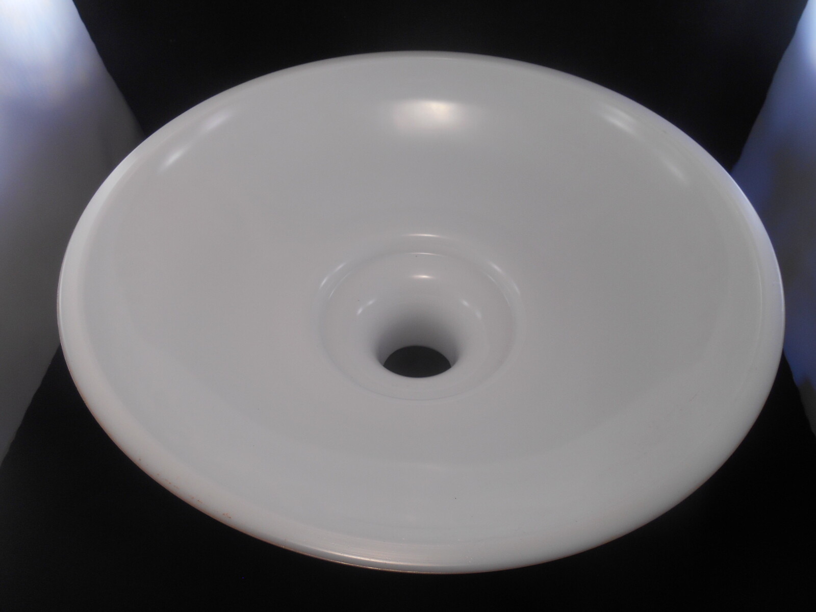 Antique Art Deco Torchiere Floor Lamp Shade Vintage Glass Acanthus Leaf 16-3/8