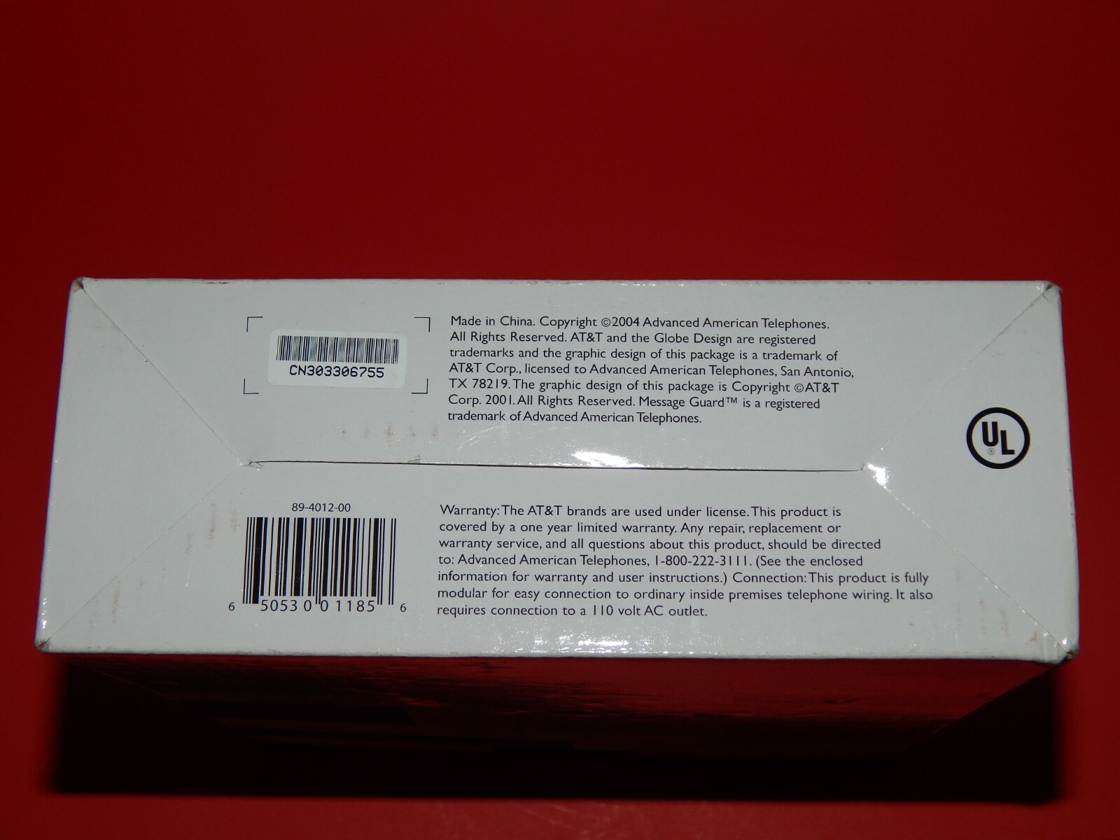 AT&T 1738 Digital Answering System English Spanish 40 min. Time/Day NIB New