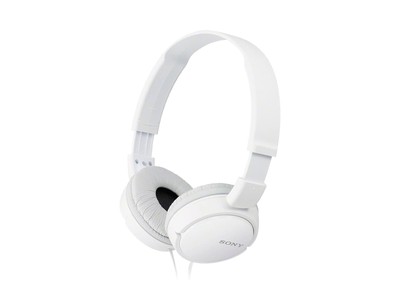 Sony ZX Series Wired On-Ear Headphones White MDR-ZX110