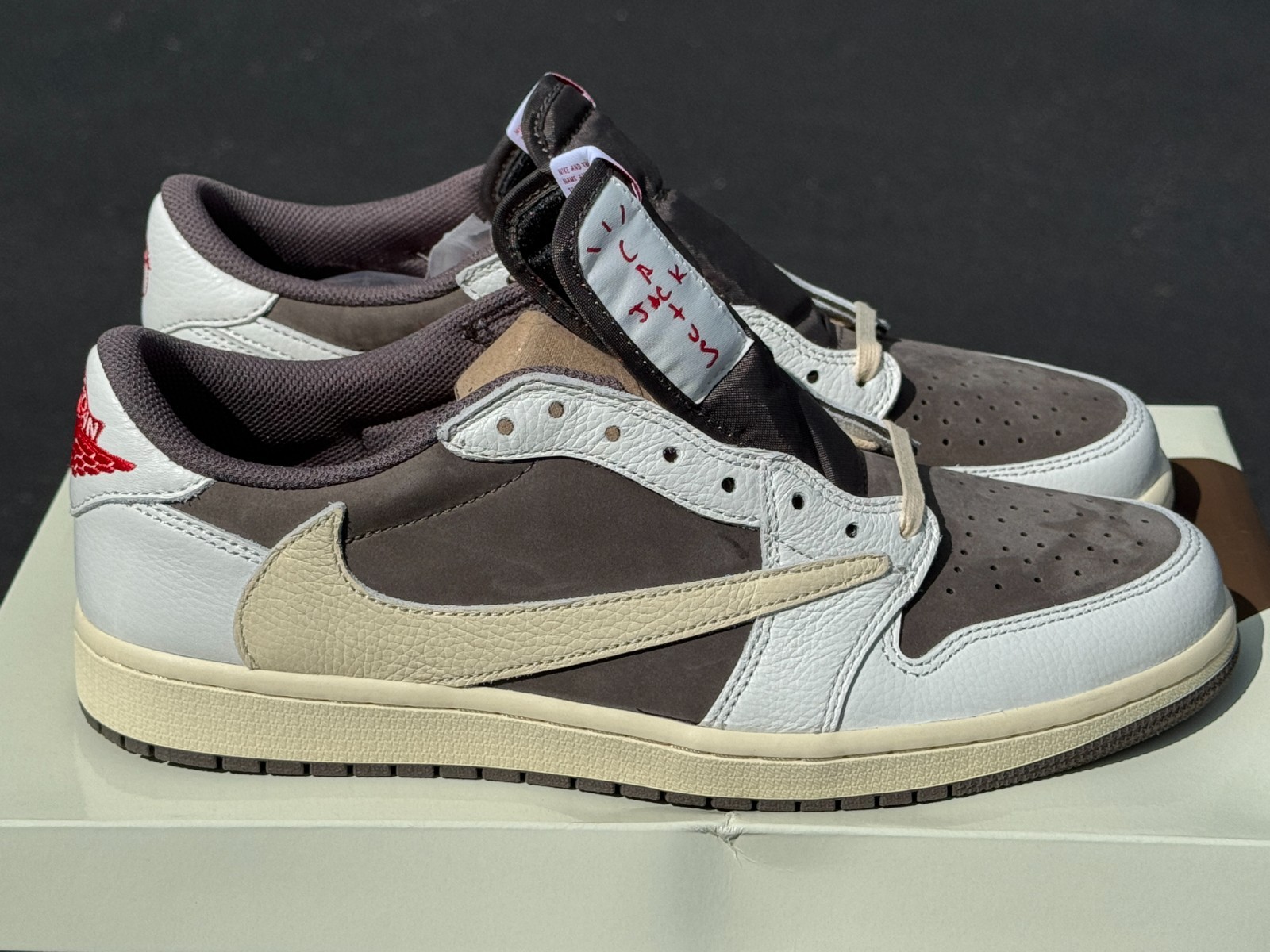 NEW DS Air Jordan 1 Low OG SP x Travis Scott Reverse Mocha