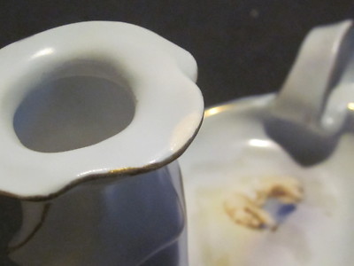 Royal Bayreuth Polar Bear Chamber Candlestick