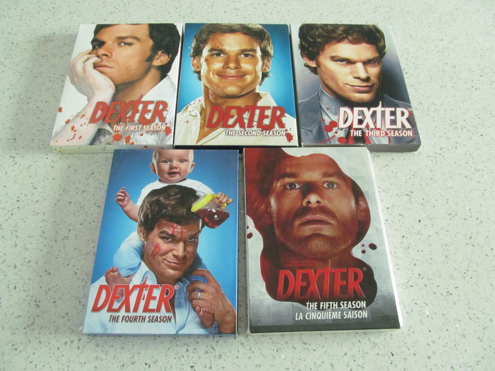 Dexter DVD Seasons 1 thru 5 The Complete Seasons One Two