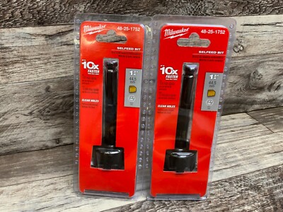Milwaukee 48-25-1752 Standard Self-Feed Power Drill Bit Extensions (LOT OF 2)