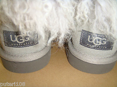 Pre-owned Ugg Classic Short Sheepskin Cuff Grey Gray Boot Us 6 / Eu 37 / Uk 4.5