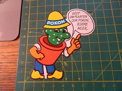 ADESIVO VINTAGE STICKER klebeR  pokon