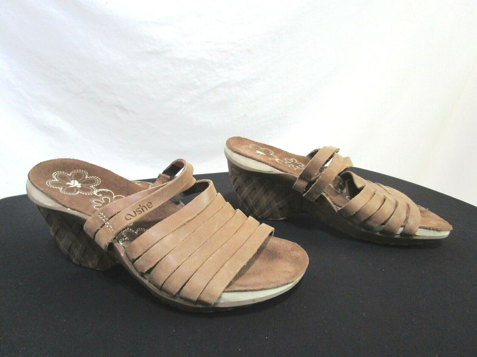 brown wedge sandals size 5