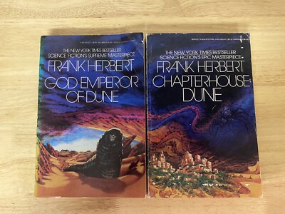 Frank Herbert Chapterhouse Dune & God Emperor of Dune Berkley Books