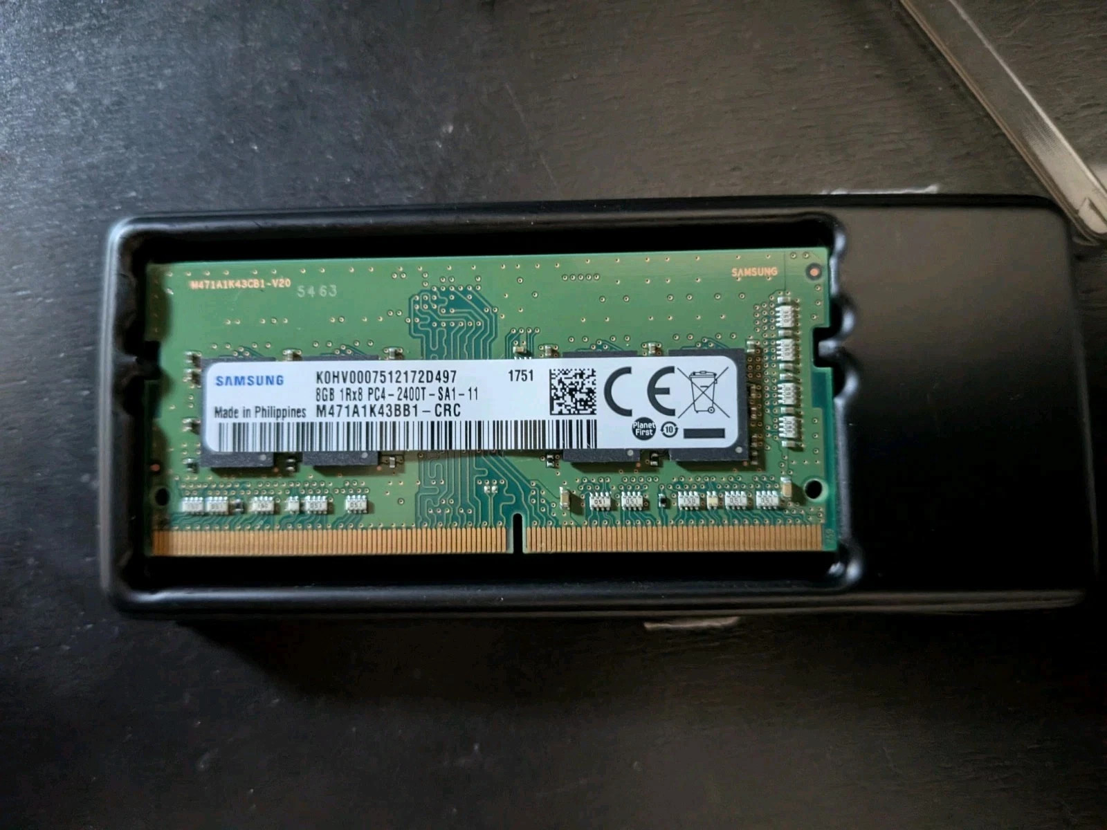 超特価アイテム Samsung 8GB 1Rx8 PC4-2400T-SA1-11 2枚 【公式通販】