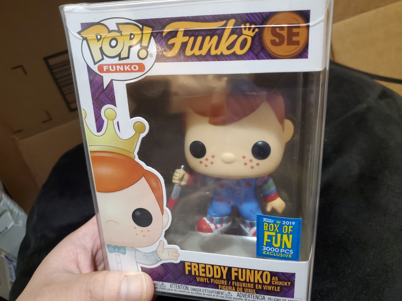 Funko Pop Freddy As Chucky Bloody Version 2019 Box Of Fun LE Funko Pop Freddy As Chucky Bloody Version 2019 Box Of Fun LE