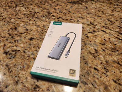 UGREEN  6 in 1 USB C Hub Dual HDMI 4K@60Hz Single 8K@30Hz 100W PD 5Gbps