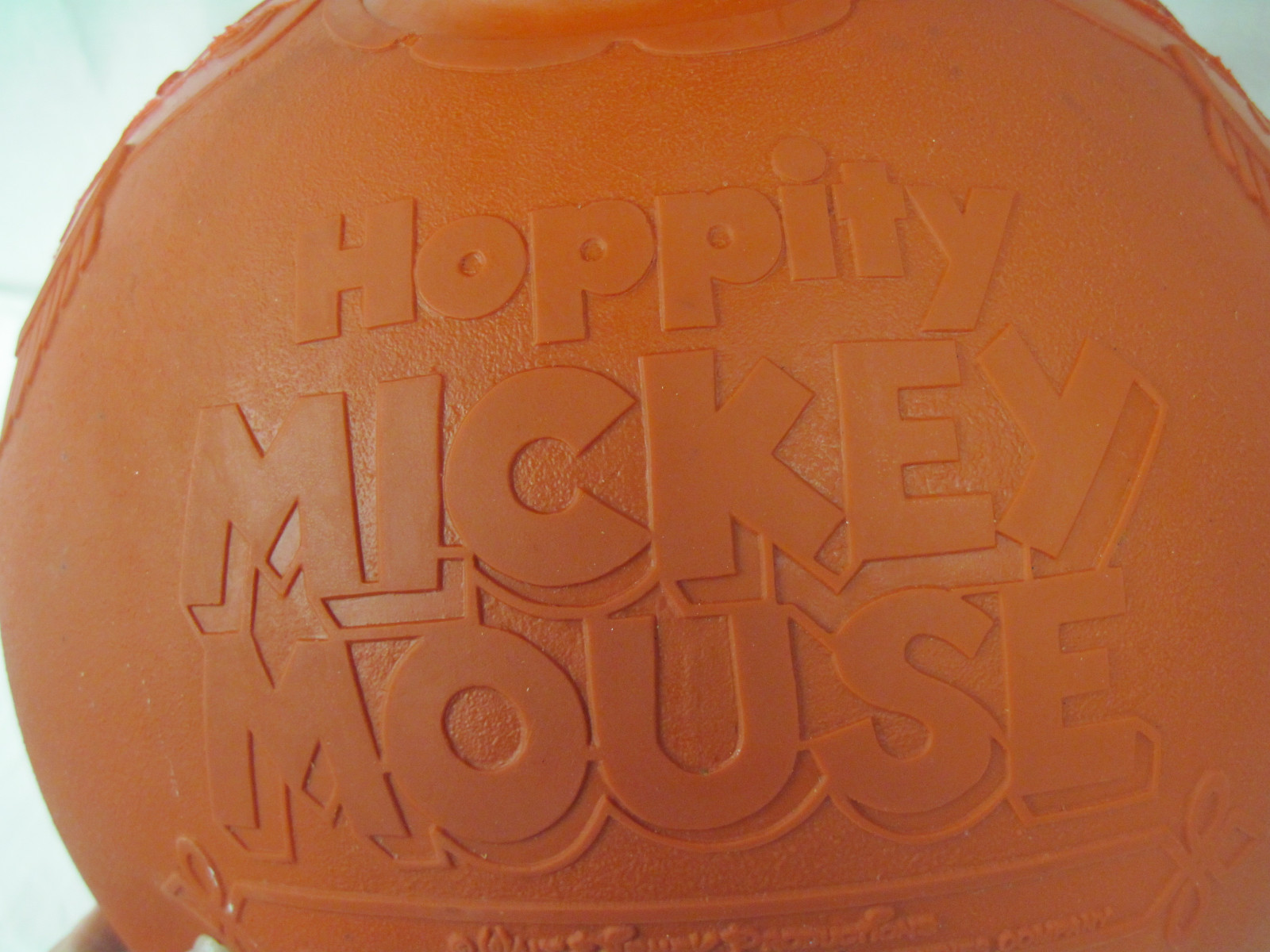Vintage Hoppity Mickey Mouse Riding Bouncy Ball 1970's Walt Disney Productions