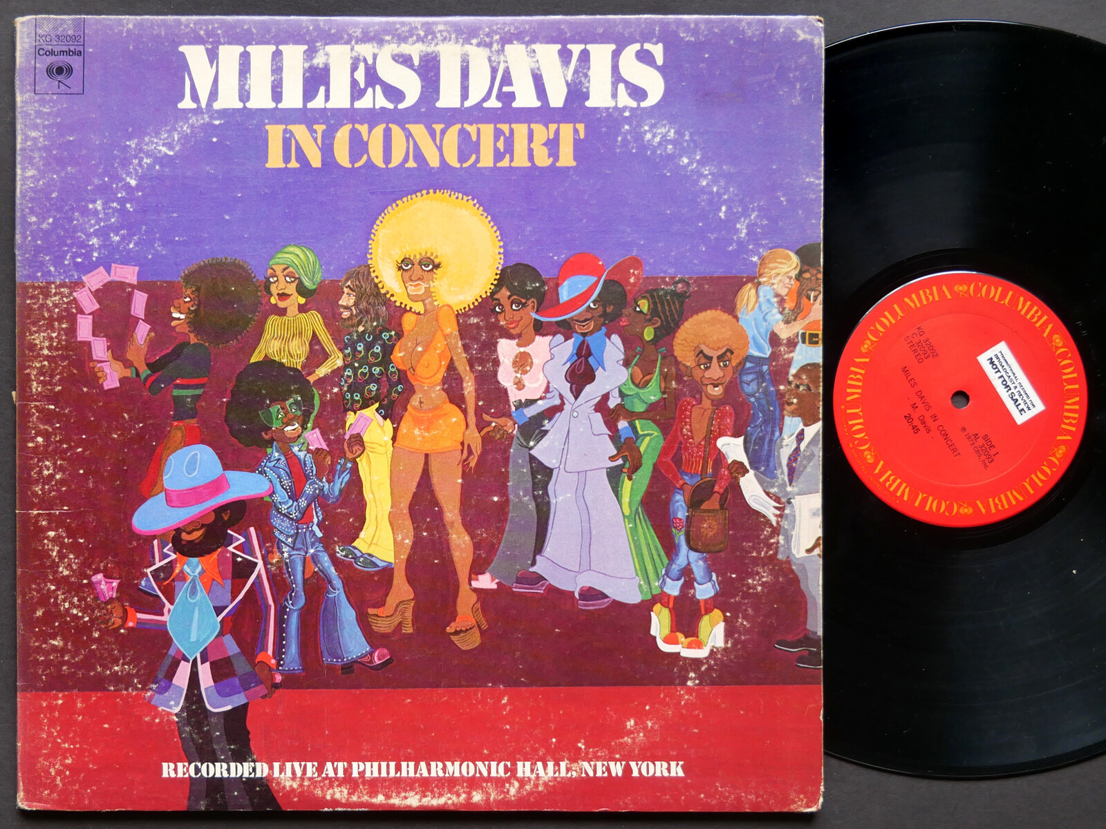 マイルス　デービス　LP  1972米国製 MILES DAVIS In Concert 2 x LP COLUMBIA KG 32092 US 1973