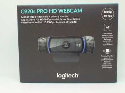 New Logitech C920s Pro HD 1080P Webcam With Privacy Shutter SB