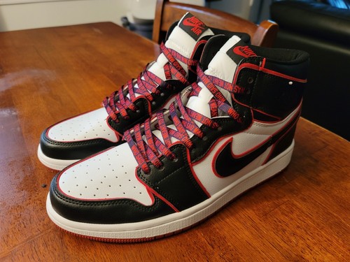 jordan 1 bred toe laces