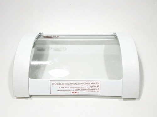 BABY GEORGE FOREMAN GR59A ROTISSERIE OVEN WHITE GLASS DOOR ASSEMBLY REPLACEMENT