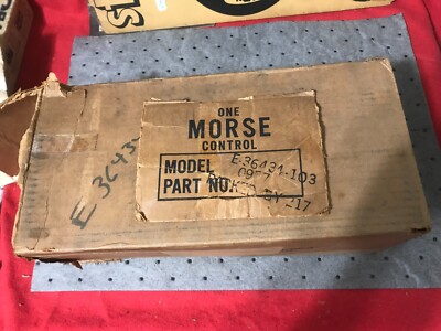 morse Marine E36434 Model J controls. NOS.   dem