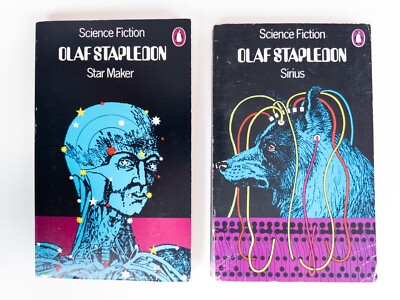 Star Maker & Sirius by Olaf Stapledon 1970s Penguin Paperbacks