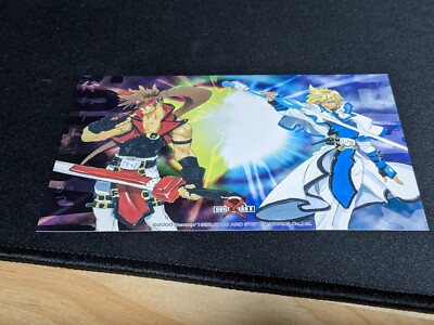 Guilty Gear X Limited Vintage Post Card Sol Badguy & Ky Kiske Mint