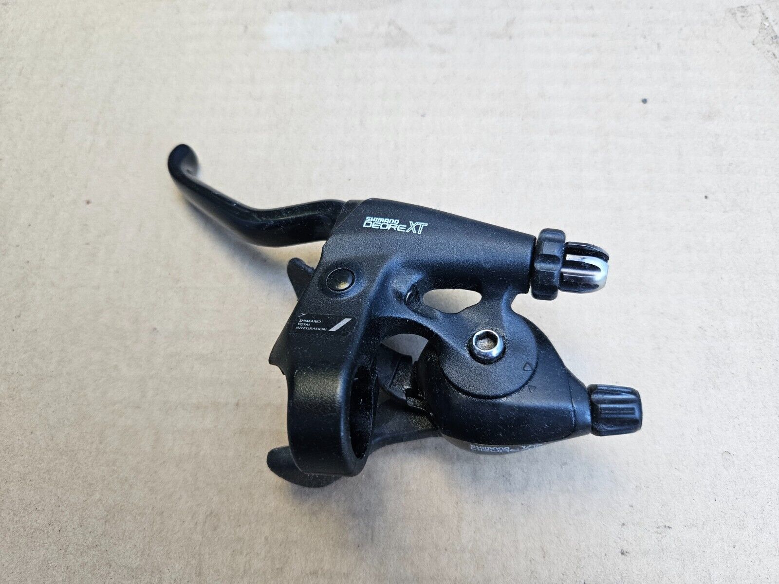 Vintage Shimano Deore XT 3 Speed Left Trigger STI Shifter Vintage Shimano Deore XT 3 Speed Left Trigger STI Shifter