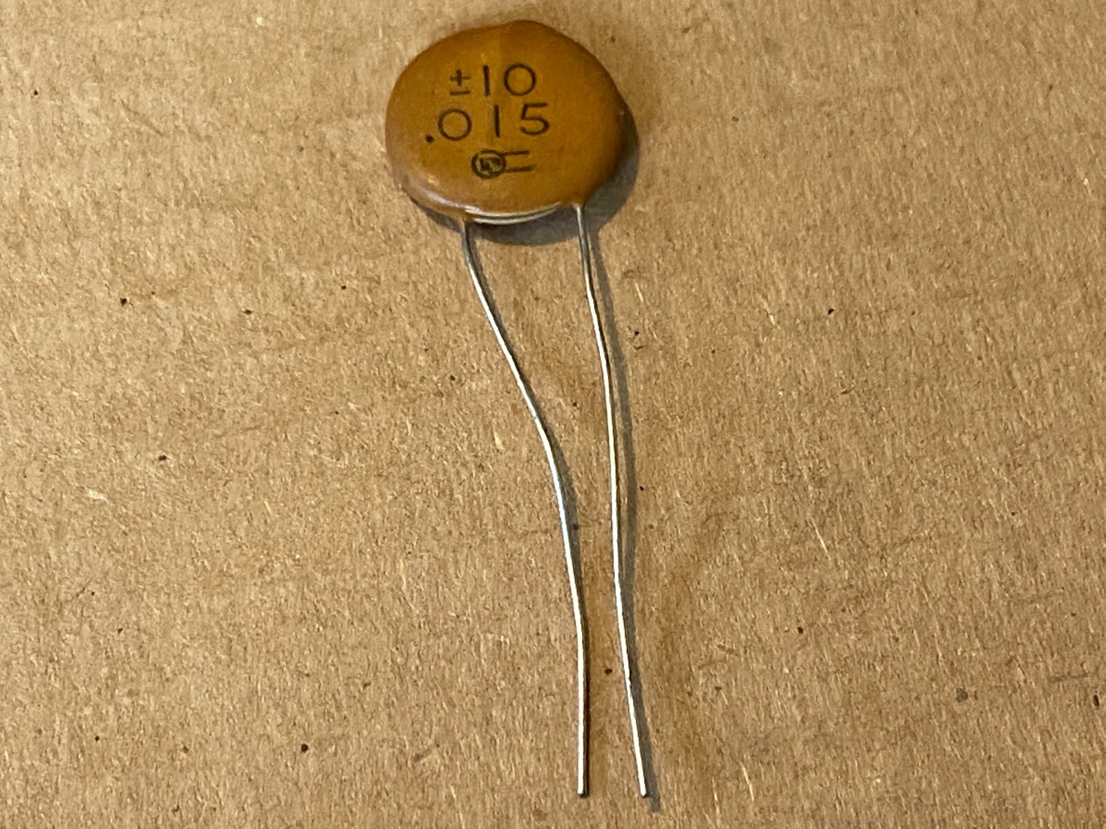 Rare NOS Vintage Circle D Ceramic Disk .015 uf 1kv Guitar