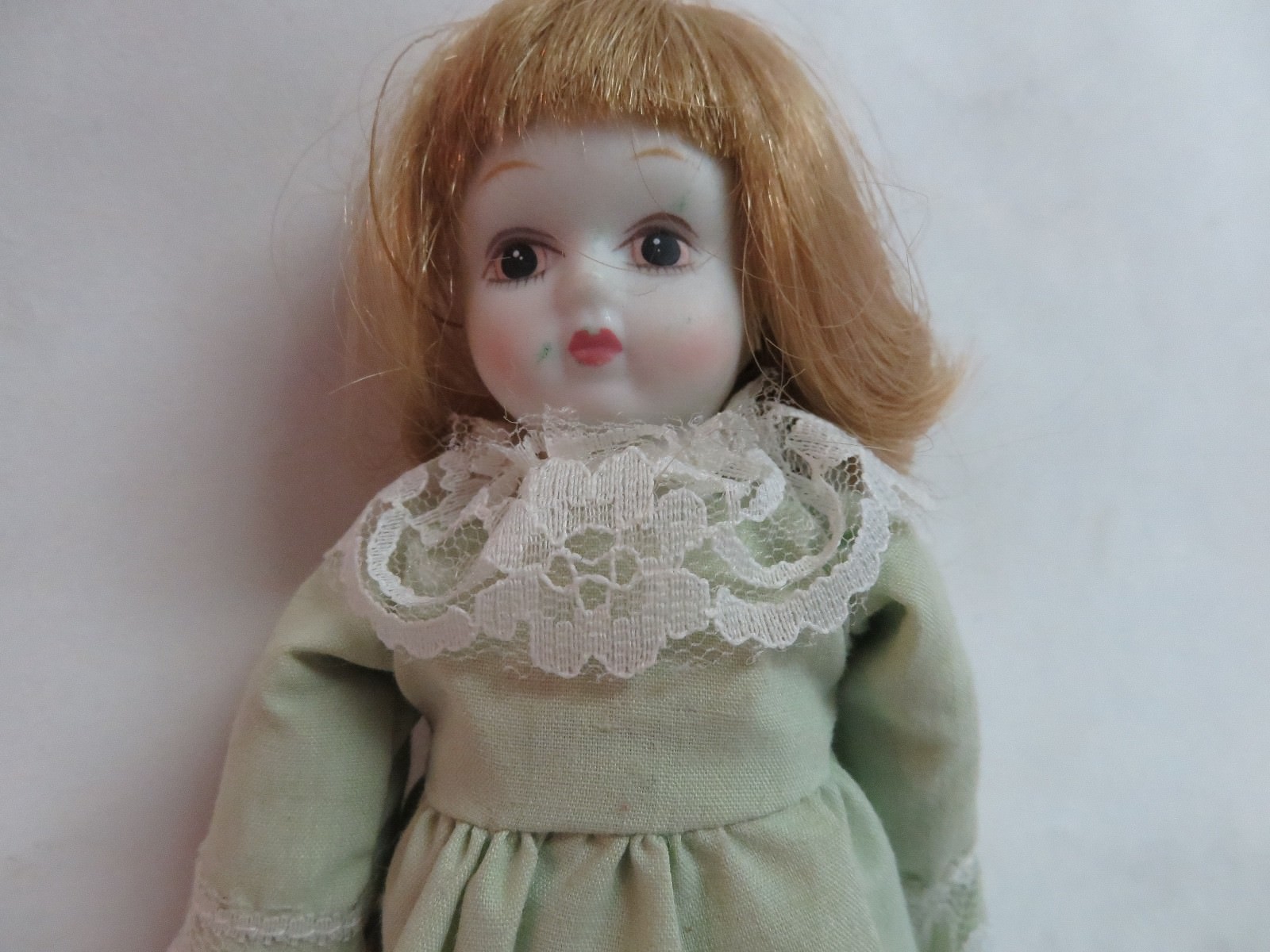 Vintage Bisque head, hands and feet Soft Body Doll 8