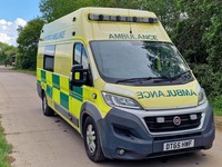 2016 Fiat Ducato 42 MAXI MULTIJET Yellow 4 Seat Ambulance Van  Drives Perfect