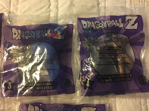 COMPLETE Dragon Ball Z 2000 Burger King Promo Set of 7