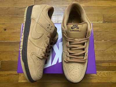  SHIP NOW - Nike SB Dunk Low Wheat Brown Gum Men's | Size 5.5, 8, 10, 14